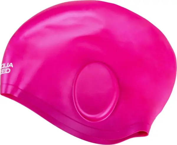 Шапочка для плавания Aqua Speed EAR CAP VOLUME розовая 284-03