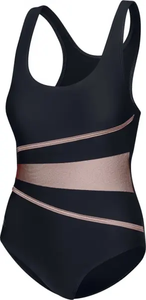 Купальник слитный женский Aqua Speed STELLA LADY черно-бронзовый 299-07