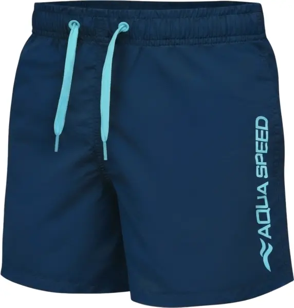 Шорты пляжные детские Aqua Speed OWEN JUNIOR темно-сине-голубые 750-10
