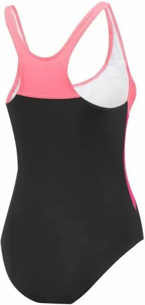 Купальник слитный женский Aqua Speed BELLA кораллово-розово-черный 625-336