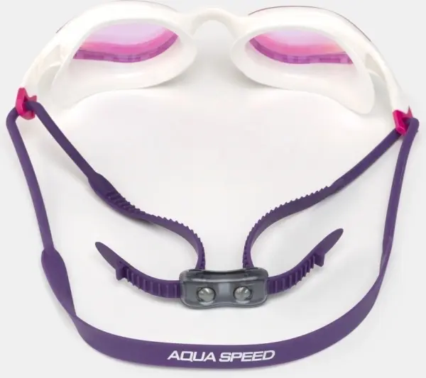 Окуляри для плавання Aqua Speed ​​VORTEX MIRROR біло-рожево-фіолетові 229-59