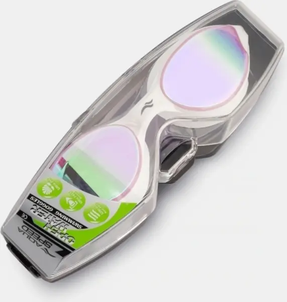 Окуляри для плавання Aqua Speed ​​VORTEX MIRROR біло-рожево-фіолетові 229-59