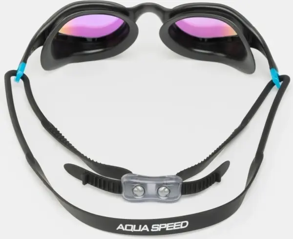 Очки для плавания Aqua Speed VORTEX MIRROR черно-голубые 229-07