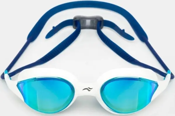 Окуляри для плавання з чохлом Aqua Speed ​​VORTEX MIRROR+CASE біло-блакитно-сині 230-51