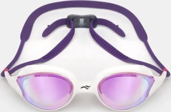 Очки для плавания с чехлом Aqua Speed VORTEX MIRROR+CASE бело-розово-фиолетовые 230-59
