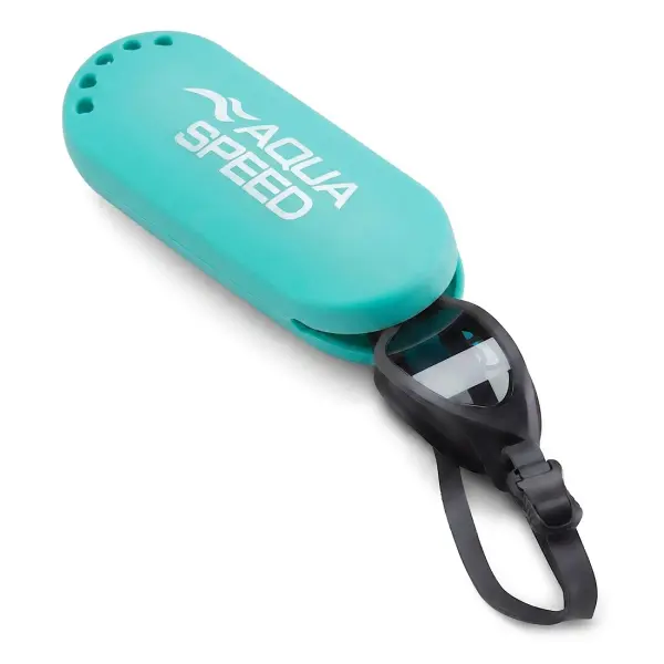 Чохол для окулярів для плавання Aqua Speed SILICONE GOGGLE CASE бірюзовий 633-02