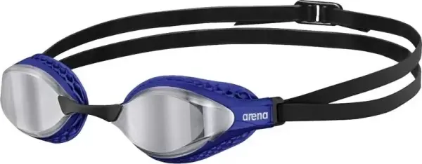 Окуляри для плавання Arena AIR-SPEED MIRROR срібно-синьо-чорні 003151-103