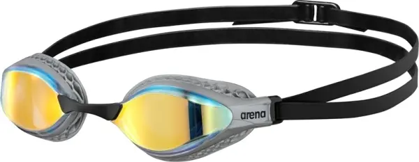 Окуляри для плавання Arena AIR-SPEED MIRROR сіро-жовто-чорні 003151-201