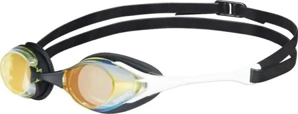 Очки для плавания Arena COBRA SWIPE MIRROR бело-желто-черные 004196-310
