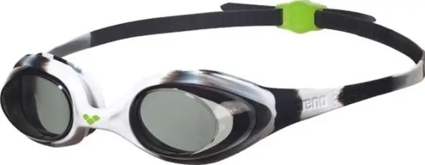 Окуляри для плавання дитячі Arena SPIDER JR біло-чорні 92338-014