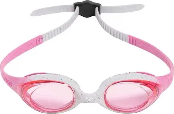 Очки для плавания детские Arena SPIDER JR розово-белые 92338-902