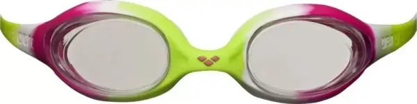 Окуляри для плавання дитячі Arena SPIDER JR рожево-салатово-білі 92338-016