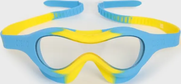 Очки для плавания детские Arena SPIDER KIDS MASK голубо-желтые 004287-102