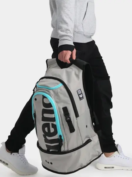 Рюкзак Arena FASTPACK 3.0 40L сіро-чорно-блакитний 005295-104
