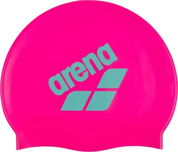Шапочка для плавання Arena BIG LOGO CAP рожево-бірюзова 009276-201