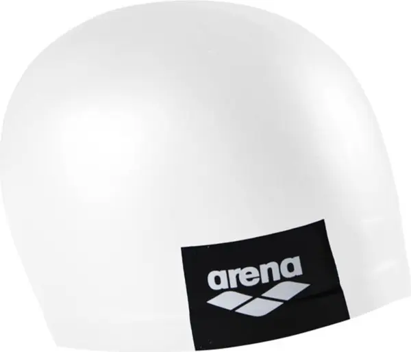 Шапочка для плавання Arena LOGO MOULDED CAP біло-чорна 001912-200