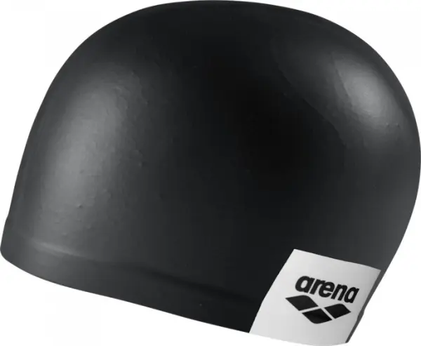 Шапочка для плавання Arena LOGO MOULDED CAP чорно-біла 001912-201