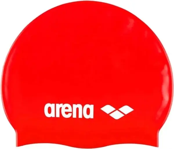 Шапочка для плавання дитяча Arena CLASSIC SILICONE JR червона 91670-044