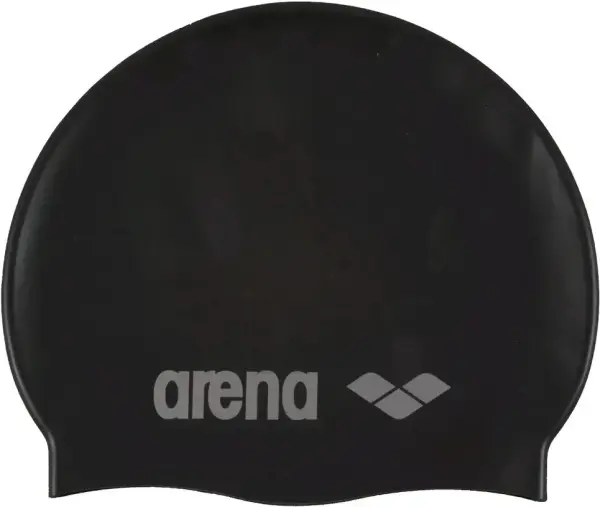 Шапочка для плавання дитяча Arena CLASSIC SILICONE JR чорна 91670-055