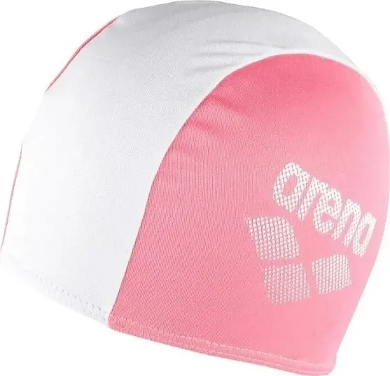Шапочка для плавання дитяча Arena POLYESTER II JR коралово-біла 002468-910