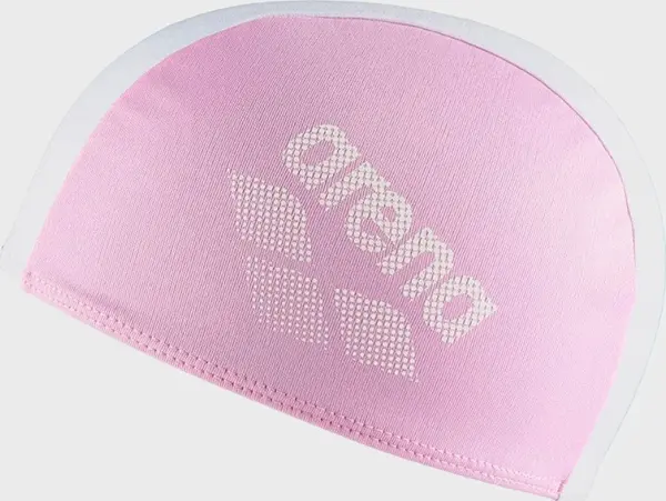 Шапочка для плавания детская Arena POLYESTER II KIDS светло-розово-белая 002491-101