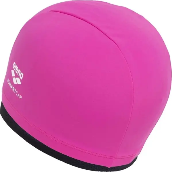 Шапочка для плавання жіноча Arena SMARTCAP рожево-чорно-біла 004401-500