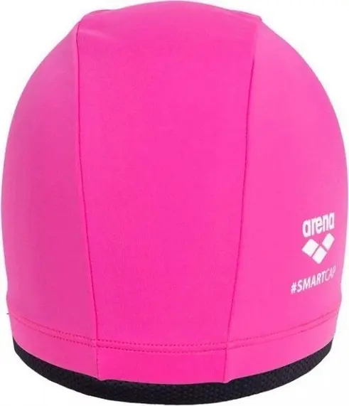 Шапочка для плавання жіноча Arena SMARTCAP рожево-чорно-біла 004401-500