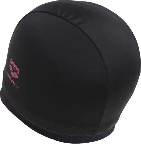 Шапочка для плавання жіноча Arena SMARTCAP чорно-рожева 004401-100