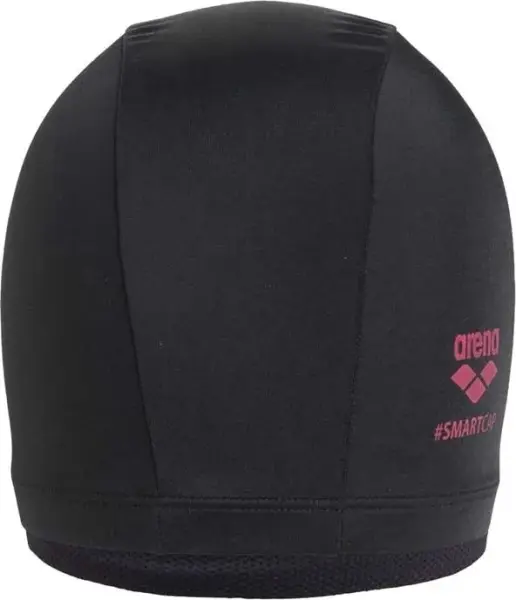 Шапочка для плавання жіноча Arena SMARTCAP чорно-рожева 004401-100