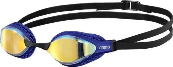 Окуляри для плавання Arena AIR-SPEED MIRROR синьо-жовто-чорні 003151-203