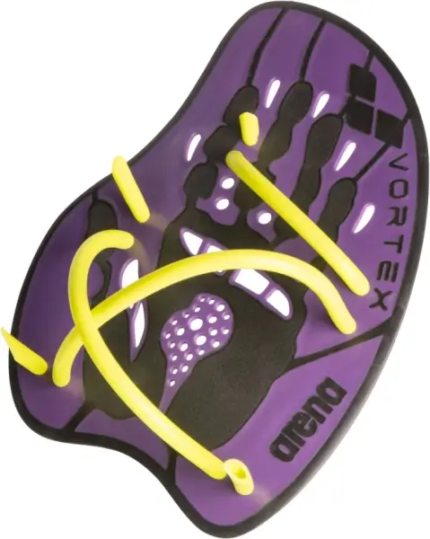 Лопатки для плавання Arena VORTEX EVOLUTION HAND PADDLE фіолетово-жовті 95232-140