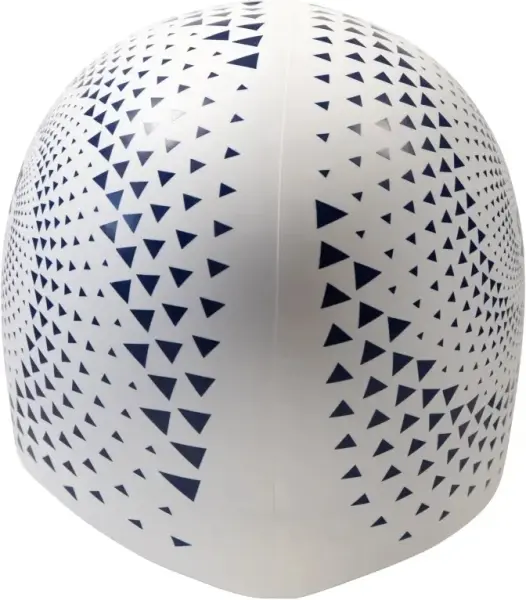 Шапочка для плавания Arena REVERSIBLE CAP двусторонняя бело-темно-сине-серая 003786-103
