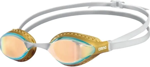 Окуляри для плавання Arena AIR-SPEED MIRROR золотисто-білі 003151-206