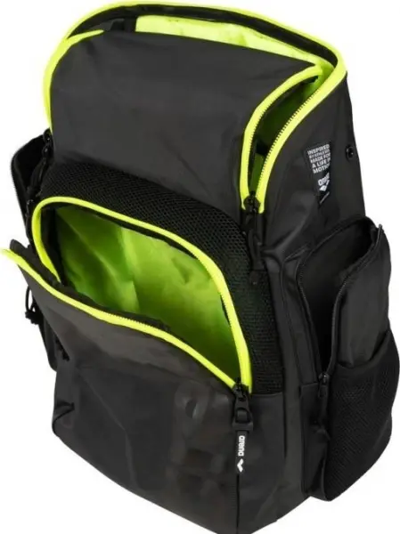Рюкзак Arena SPIKY III BACKPACK 35L черно-лимонный 005597-101