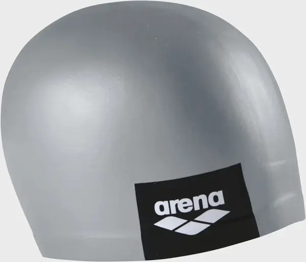 Шапочка для плавання Arena LOGO MOULDED CAP срібно-чорна 001912-202