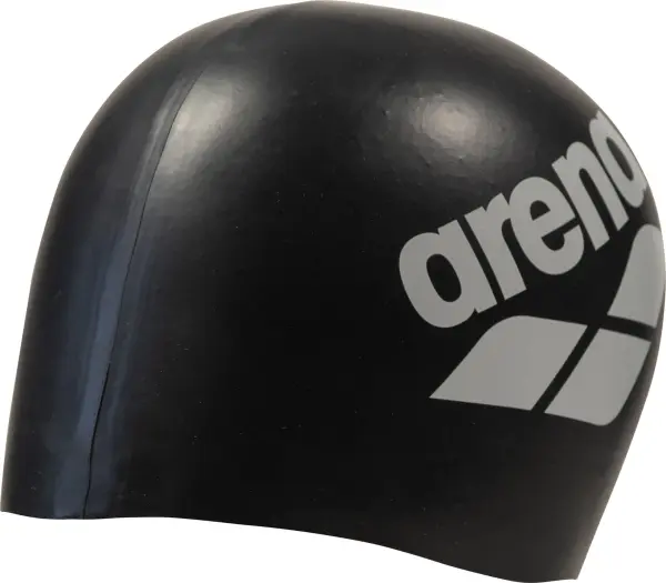 Шапочка для плавання Arena BIG LOGO CAP чорно-світло-сіра 009276-206