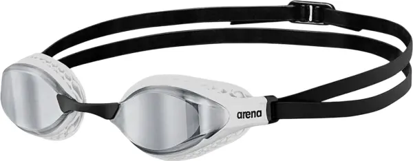 Окуляри для плавання Arena AIR-SPEED MIRROR біло-срібно-чорні 003151-102