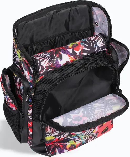 Рюкзак жіночий Arena SPIKY III BACKPACK 35 ALLOVER 35L червоно-чорно-білий 006273-129