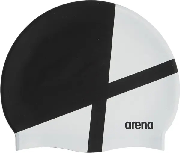 Шапочка для плавання Arena ICONS TEAM STRIPE CAP чорно-біла 001463-125