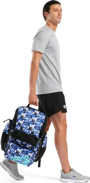 Рюкзак Arena ONE GO BACKPACK AO 45L сине-черно-белый 010232-103