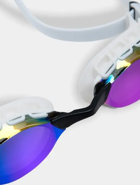 Очки для плавания Arena AIR SONIC MIRROR бело-синие 011004-120