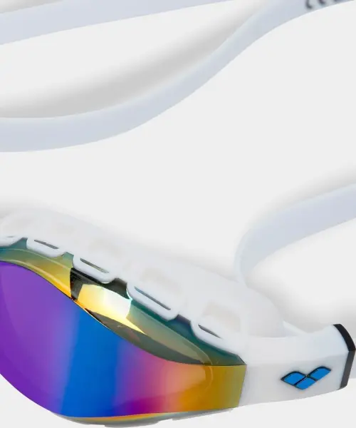 Очки для плавания Arena AIR SONIC MIRROR бело-синие 011004-120