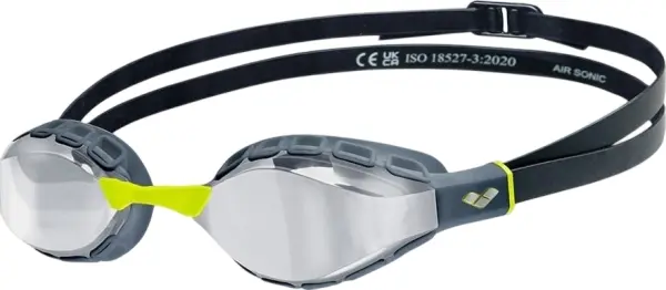 Окуляри для плавання Arena AIR SONIC MIRROR срібно-чорні 011004-130