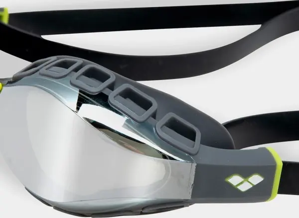 Окуляри для плавання Arena AIR SONIC MIRROR срібно-чорні 011004-130