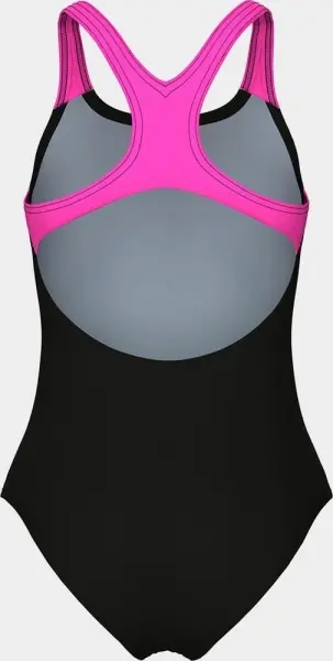 Купальник слитный детский Arena DOTS SWIMSUIT SWIM PRO BACK черно-розово-желтый 010745-559