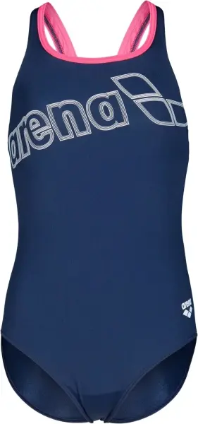 Купальник злитий дитячий Arena LOGO SWIMSUIT SWIM PRO темно-синьо-рожевий 010287-590