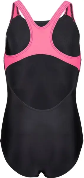 Купальник злитий дитячий Arena SUNRISE SWIMSUIT SWIM PRO BACK чорно-рожево-бірюзовий 010762-590