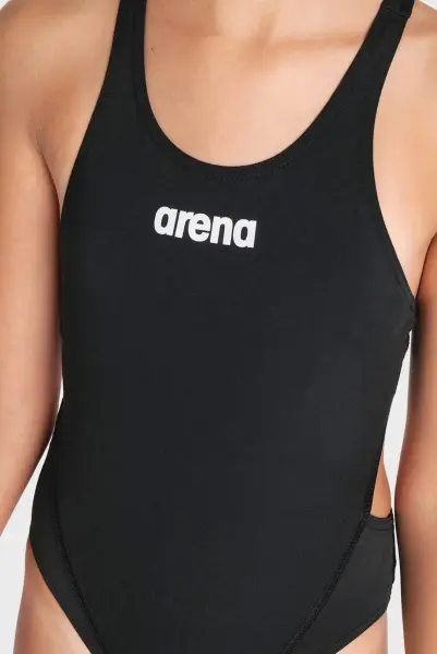 Купальник слитный детский Arena TEAM SWIMSUIT SWIM TECH SOLID черный 004764-550
