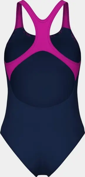 Купальник злитий жіночий Arena KIKKO SWIMSUIT SWIM PRO BACK темно-синьо-рожевий 010807-790