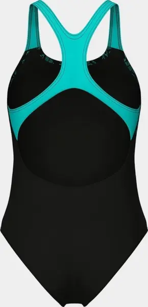 Купальник злитий жіночий Arena KIKKO SWIMSUIT SWIM PRO BACK чорно-бірюзовий 010807-580